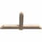 Ekena Millwork Eugene Smooth Timber Gable Bracket, Douglas Fir, 60"W x 30"H x 3 1/2"D x 5 1/2"F, 12/12 Pitch GBW060X30X0406EUG00SDF - alternate 3